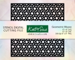 Geometric+Weave+Stencil-Digital+Cutting+File